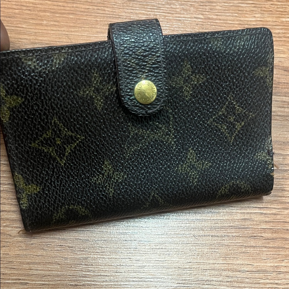 Black Monogram Women's Card Wallet
